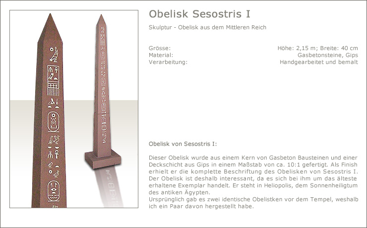 Obelisk Sesostris I